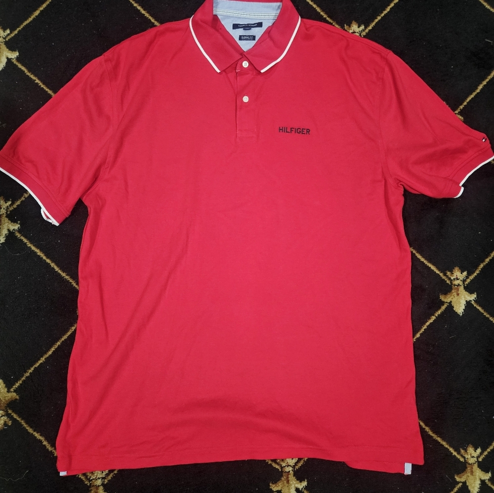 Tommy Hilfiger Classic-Fit Polo Shirt Size 3XL